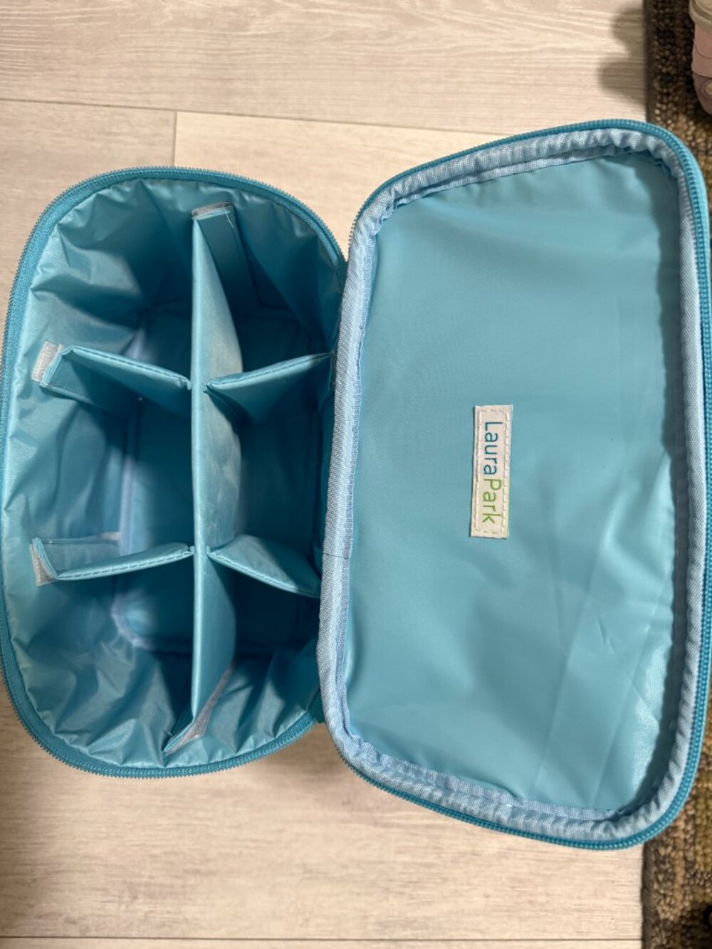 Rosemary Indigo Train Case - Picture 4 of 5